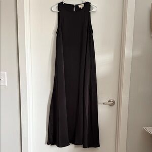 Elegant Black Sleeveless Maxi Dress